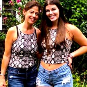 NWT Snake Skin Tank Top